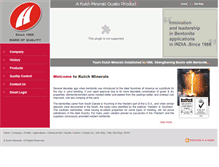Tablet Screenshot of kutchminerals.com